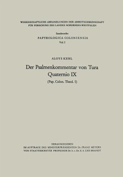 Cover Der Psalmenkommentar von Tura (eBook, PDF)