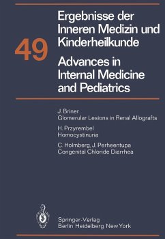 Cover Ergebnisse der Inneren Medizin und Kinderheilkunde / Advances in Internal Medicine and Pediatrics (eBook, PDF)