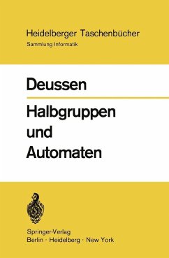 Halbgruppen und Automaten (eBook, PDF) - Deussen, P.