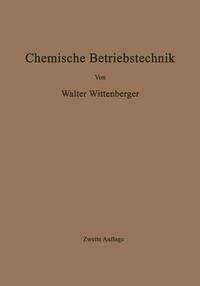 Cover Chemische Betriebstechnik (eBook, PDF)
