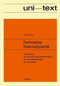 Technische Thermodynamik (eBook, PDF) - Knoche, Karl Friedrich