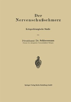 Cover Der Nervenschußschmerz (eBook, PDF)