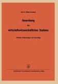 Neuordnung des wirtschaftswissenschaftlichen Studiums (eBook, PDF)