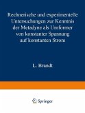 Rechnerische und experimentelle Untersuchungen zur Kenntnis der Metadyne als Umformer von konstanter Spannung auf konstanten Strom (eBook, PDF)