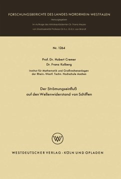 Der Strömungseinfluß auf den Wellenwiderstand von Schiffen (eBook, PDF) - Cremer, Hubert