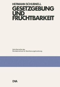 Cover Gesetzgebung und Fruchtbarkeit (eBook, PDF)