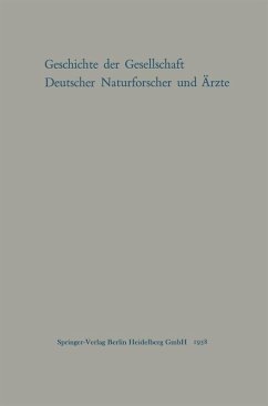 Geschichte der Gesellschaft Deutscher Naturforscher und Ärzte (eBook, PDF) - Pfannenstiel, M.