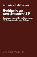 Cover Geldanlage und Steuern '89 (eBook, PDF)
