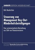 Steuerung von Management Buy-Out-Minderheitsbeteiligungen (eBook, PDF)