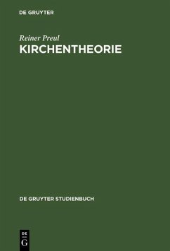 Kirchentheorie (eBook, PDF) - Preul, Reiner