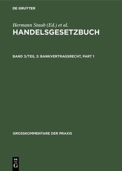 Bankvertragsrecht (eBook, PDF)