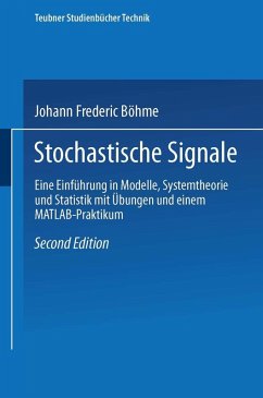 Stochastische Signale (eBook, PDF) - Böhme, Johann Frederic