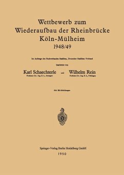 Cover Wettbewerb zum Wiederaufbau der Rheinbrücke Köln-Mülheim 1948/49 (eBook, PDF)