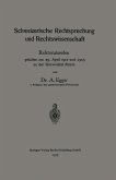 Schweizerische Rechtsprechung und Rechtswissenschaft (eBook, PDF)