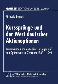 Kurssprünge und der Wert deutscher Aktienoptionen (eBook, PDF)