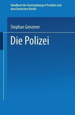 Die Polizei (eBook, PDF) - Genzmer, St