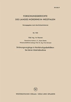 Strömungsvorgänge in Hochdruckgasbehältern bei deren Inbetriebnahme (eBook, PDF) - Keunen, Ivo
