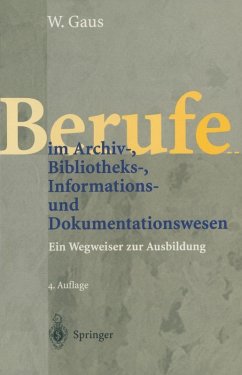 Cover Berufe im Archiv-, Bibliotheks-, Informations- und Dokumentationswesen (eBook, PDF)