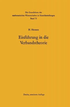 Einführung in die Verbandstheorie (eBook, PDF) - Hermes, Hans