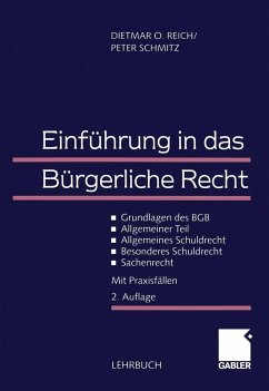 Einführung in das Bürgerliche Recht (eBook, PDF) - Reich, Dietmar O.; Schmitz, Peter