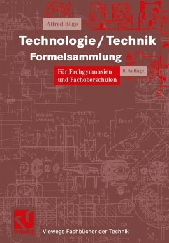 Cover Technologie/ Technik Formelsammlung (eBook, PDF)