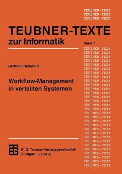 Workflow-Management in verteilten Systemen (eBook, PDF) - Reinwald, Berthold