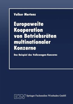 Cover Europaweite Kooperation von Betriebsräten multinationaler Konzerne (eBook, PDF)