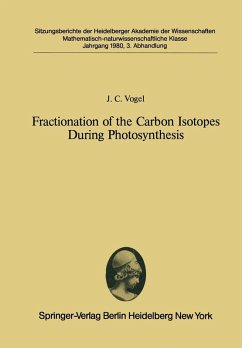 Cover Fractionation of the Carbon Isotopes During Photosynthesis (eBook, PDF)