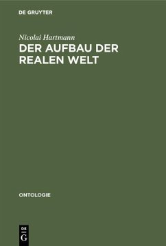 Der Aufbau der realen Welt (eBook, PDF) - Hartmann, Nicolai