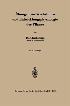 Cover Übungen zur Wachstums- und Entwicklungsphysiologie der Pflanze (eBook, PDF)
