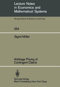 Arbitrage Pricing of Contingent Claims (eBook, PDF) - Müller, Sigrid