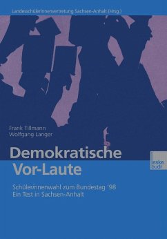 Cover Demokratische Vor-Laute (eBook, PDF)