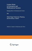 Multi-Stage Production Planning and Inventory Control (eBook, PDF)
