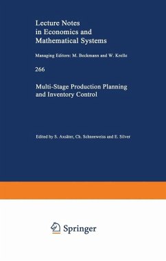 Cover Multi-Stage Production Planning and Inventory Control (eBook, PDF)