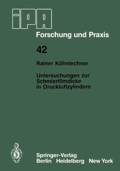 Cover Untersuchungen zur Schmierfilmdicke in Druckluftzylindern (eBook, PDF)