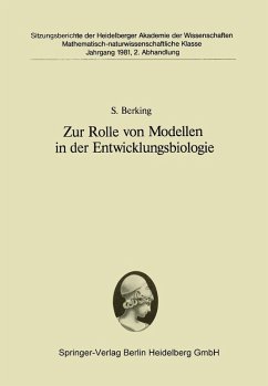 Zur Rolle von Modellen in der Entwicklungsbiologie (eBook, PDF) - Berking, S.