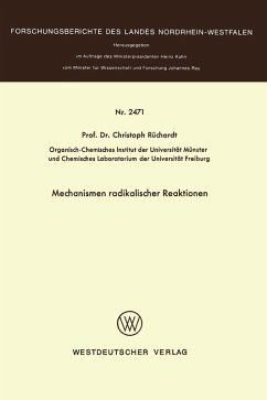 Mechanismen radikaler Reaktionen (eBook, PDF) - Rüchardt, Christoph