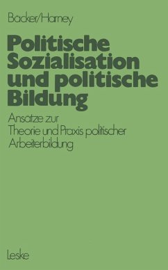 Cover Politische Sozialisation und politische Bildung (eBook, PDF)