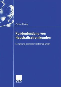 Kundenbindung von Haushaltsstromkunden (eBook, PDF) Cover Kundenbindung von Haushaltsstromkunden (eBook, PDF)