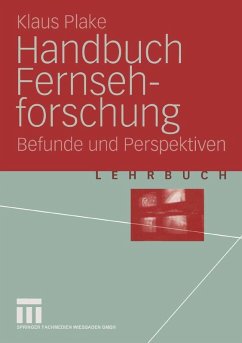 Handbuch Fernsehforschung (eBook, PDF) - Plake, Klaus