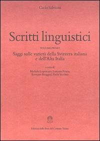 Cover Scritti linguistici
