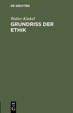 Cover Grundriss der Ethik (eBook, PDF)