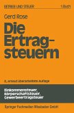 Die Ertragsteuern (eBook, PDF)