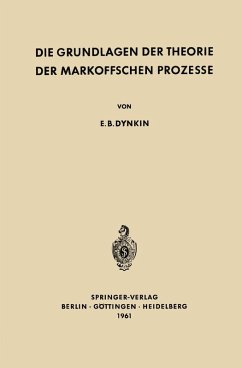 Cover Die Grundlagen der Theorie der Markoffschen Prozesse (eBook, PDF)