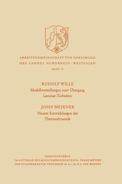 Cover Modellvorstellungen zum Übergang Laminar-Turbulent. Neuere Entwicklungen der Thermodynamik (eBook, PDF)