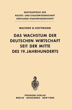 Cover Das Wachstum der deutschen Wirtschaft seit der Mitte des 19. Jahrhunderts (eBook, PDF)