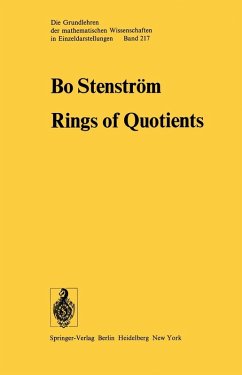 Rings of Quotients (eBook, PDF) - Stenström, B.