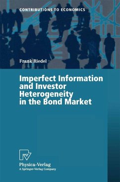 Imperfect Information and Investor Heterogeneity in the Bond Market (eBook, PDF) - Riedel, Frank