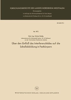 Cover Über den Einfluß des Interferenzfeldes auf die Schallabbildung in Festkörpern (eBook, PDF)