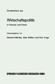 Sonderdruck aus Wirtschaftspolitik in Theorie und Praxis (eBook, PDF)